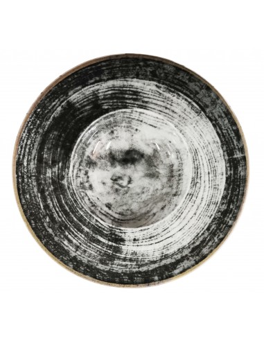 PIATTI: vendita online NAPOLI BLACK ROUND K-BOWL 27cm SATURNIA in offerta