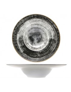 PIATTI: vendita online NAPOLI BLACK ROUND K-BOWL 27cm SATURNIA in offerta 2