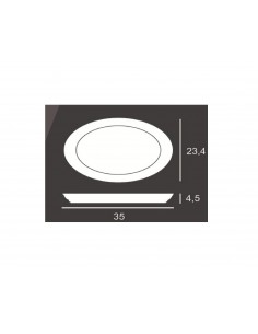 PIATTI: vendita online TIVOLI PIATTO OVALE 35 in offerta 2