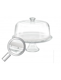 CENTROTAVOLA PORTADOLCI: vendita online PALLADIO ALZATA 31 CM CON CUPOLA 28 BORGONOVO in offerta