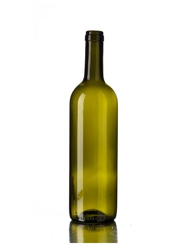 BROCCHE E BOTTIGLIE: vendita online BOTTIGLIA BORDOLESE 750 ML IN VETRO in offerta