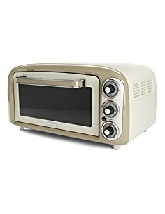 FORNI E MICROONDE: vendita online Ariete, Forno Elettrico Vintage, 18 litri, beige, 3 funzioni, 230°C, timer 60’, pizza, comp...