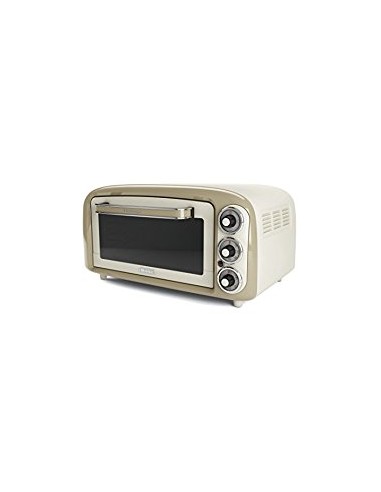FORNI E MICROONDE: vendita online Ariete, Forno Elettrico Vintage, 18 litri, beige, 3 funzioni, 230°C, timer 60’, pizza, comp...