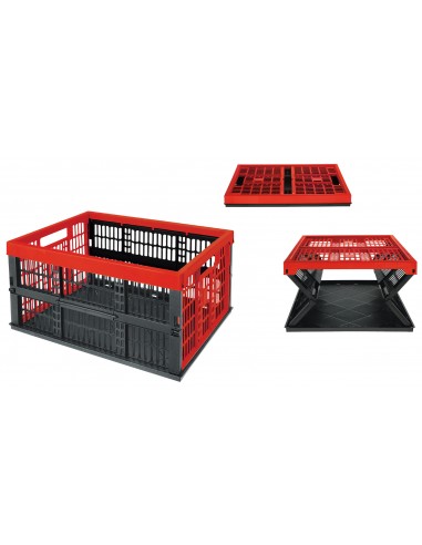 CESTE BUCATO PLASTICA: vendita online VOILÀ CASSETTA PIEGHEVOLE 48 X 35 X 22 CM TONTARELLI in offerta