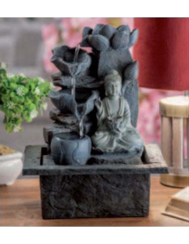 MOBILETTI E CONSOLE: vendita online FONTANA 57534 CON BUDDHA 21X19X28 in offerta