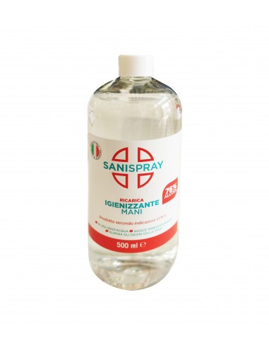 DETERGENTI DISINFETTANTI PER MANI: vendita online RICARICA SPRAY 68103 IGIENIZZANTE 500ML in offerta