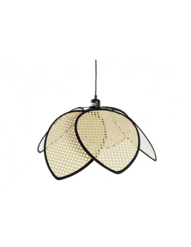 ILLUMINAZIONE: vendita online LAMPDARIO 63187 SOFT METALLO/RATTAN in offerta