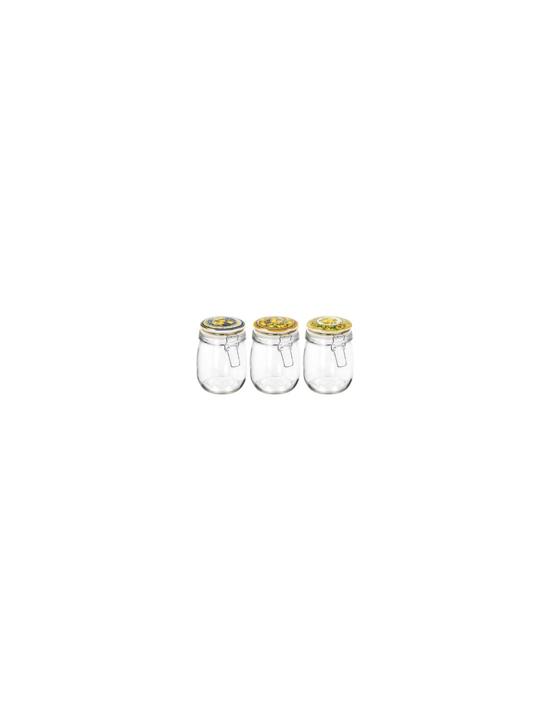 BARATTOLI ZUCCHERO E CAFFE': vendita online BARATTOLO VETRO/CERAMICA 11X15CM in offerta