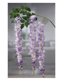 RAMI E COMPOSIZIONI FLOREALI: vendita online GLICINE 49706 3 RAMI 97CM COLORI ASSORTITI in offerta