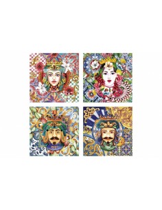 QUADRI E DECORO PARETE: vendita online QUADRO 73988 OLEOGRAFIA 40X40 ASSORTITO in offerta