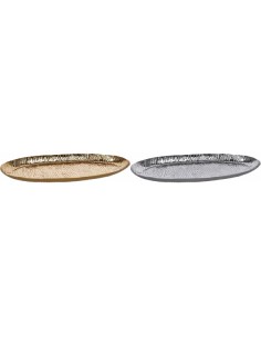 OGGETTISTICA: vendita online VASSOIO 75007 OVALE METALLO 41X22CM in offerta
