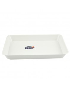 ACCESSORI PASTICCERIA: vendita online VASCHETTA IN PLASTICA 20X30X4 CM BIANCO BELLI E FORTI in offerta