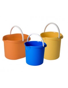 SECCHI IN PLASTICA: vendita online SECCHIO IN PLASTICA TONDO CON MANICO 10 LT ASSORTITO BELLI E FORTI in offerta