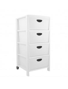 CASSETTIERE: vendita online Cassettiera, Belli e Forti, 38x39,5x82 cm, colore Bianco, polipropilene, cassettiera alta multius...