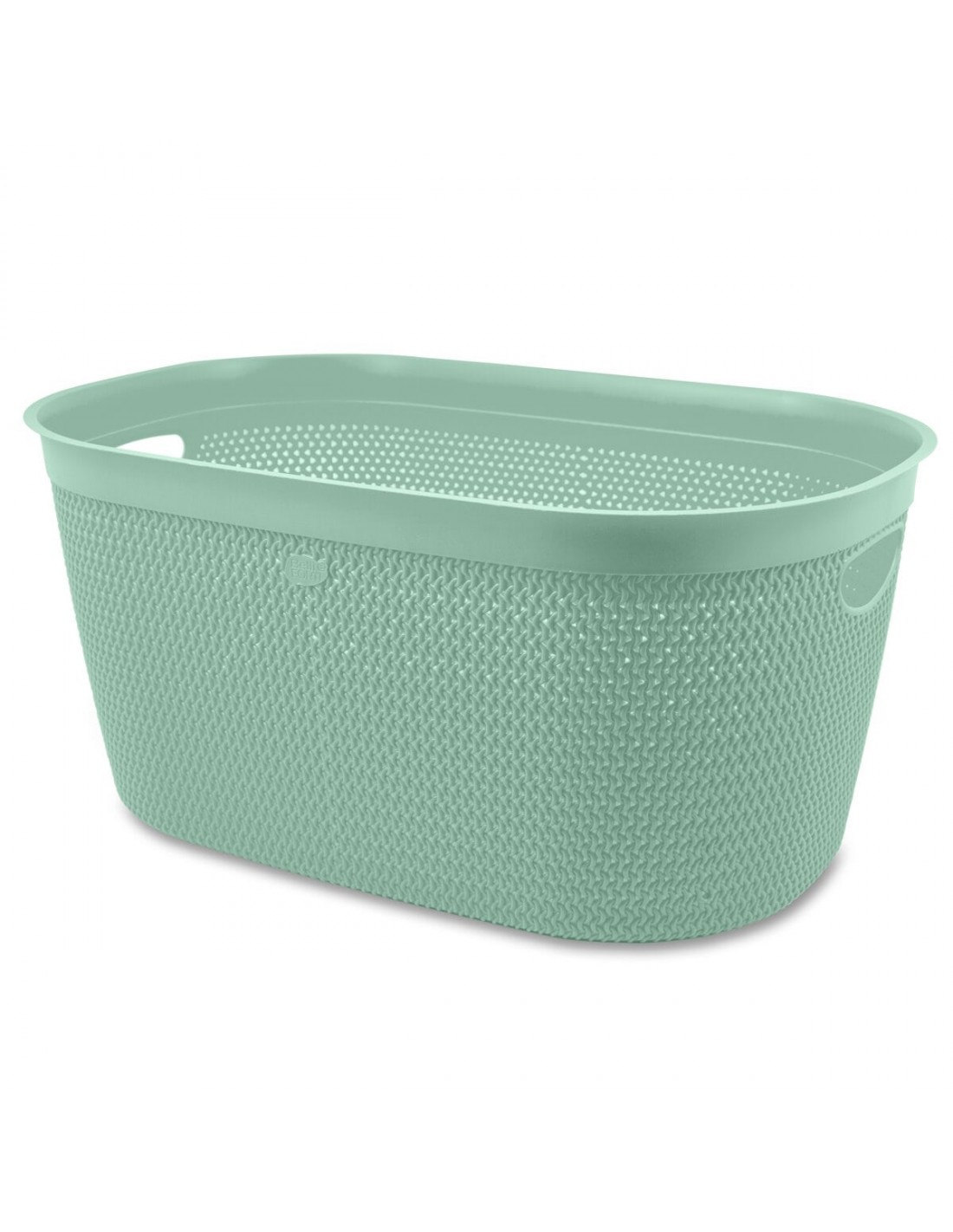 CESTE BUCATO PLASTICA: vendita online CESTA INTRECCIO A L VERDE 39x59x27cm BF30406 BELLI E FORTI in offerta