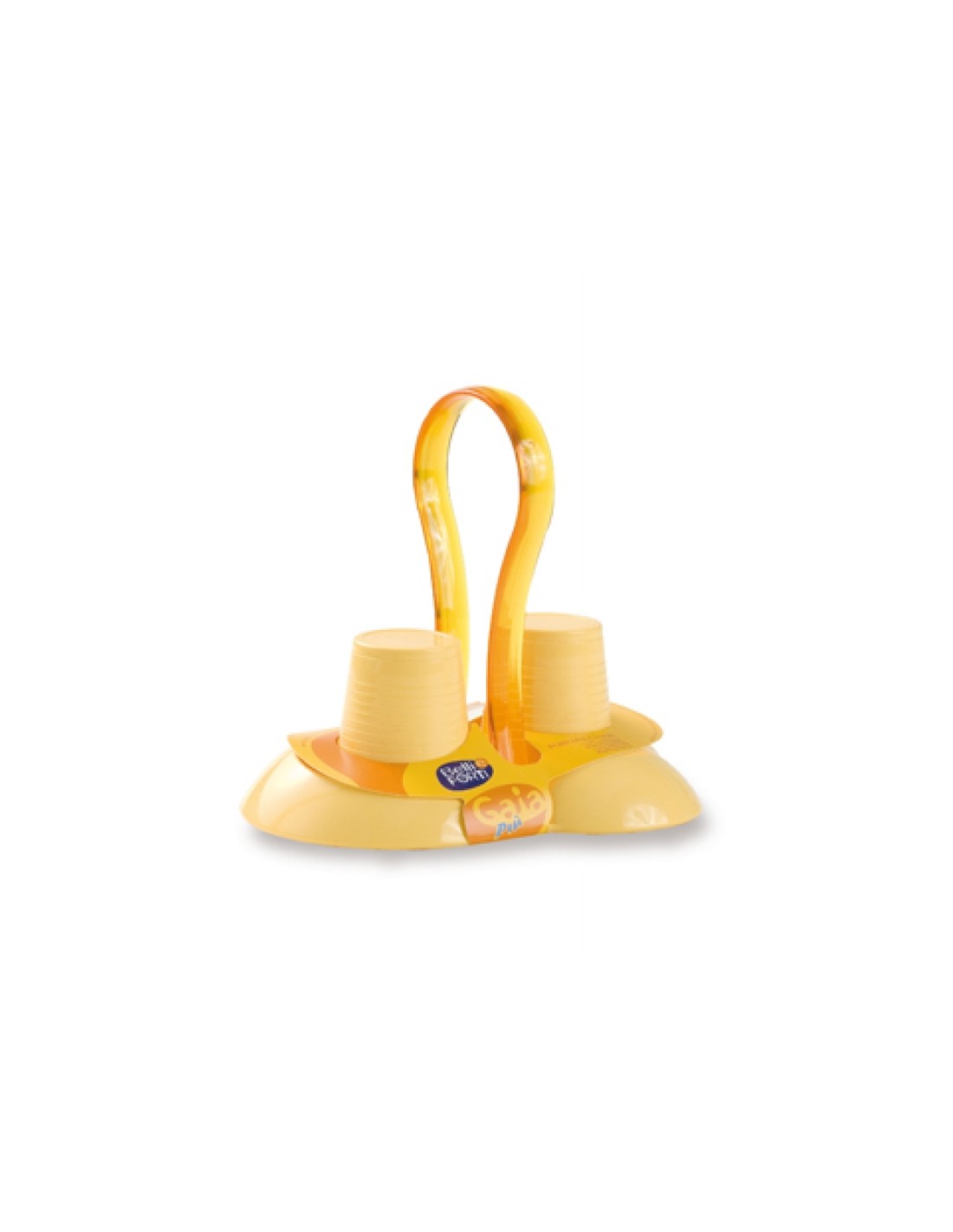 PORTABICCHIERI E PORTATOVAGLIOLI: vendita online GAIA PORTABICCHIERI IN PLASTICA COLORI ASSORTITI BELLI E FORTI in offerta