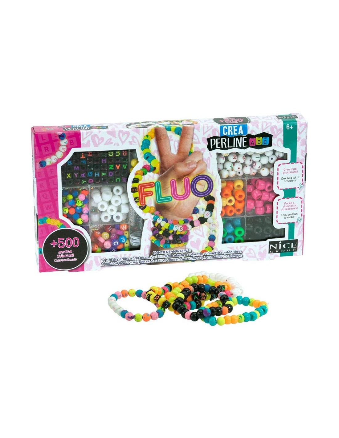 GIOCHI GIRL: vendita online CREA PERLINE 87003 SET 500 PERLINE in offerta