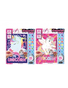GIOCHI GIRL: vendita online DIAMANTINY Design Art, kit mosaico unicorno, diamond painting, cristalli 3D, fai-da-te, bambini 6...