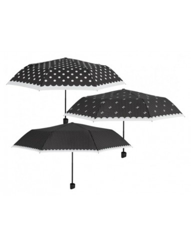 OMBRELLI PIOGGIA: vendita online Ombrello donna, Perletti, pieghevole, mini, 96 cm, stampa fantasia, multicolore, manico nero...