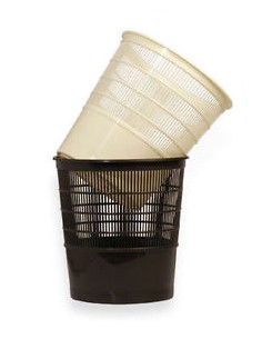 PATTUMIERE: vendita online CESTINO GETTACARTE IN PLASTICA GRANDE ECOPLAST in offerta