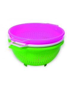 COLAPASTA E COLABRODO: vendita online SCOLAPASTA IN PLASTICA D.28 CM ECOPLAST in offerta 2