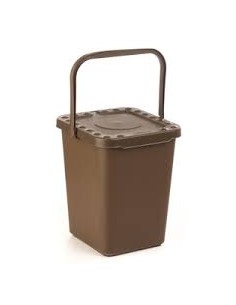PATTUMIERE DIFFERENZIATA: vendita online ECOPLUS PATTUMIERA IN PLASTICA 10 LT MARRONE ECOPLAST in offerta