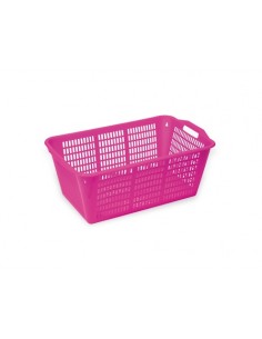 CESTE BUCATO PLASTICA: vendita online CESTINO MILLEUSI FORATO IN PLASTICA 20 LT ECOPLAST in offerta