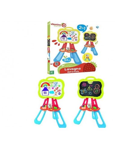 INFANZIA: vendita online VITAM G 05451 LAVAGNA 2IN1 CON ACCESSORI in offerta