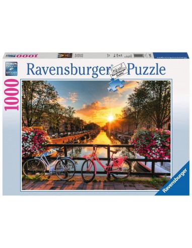 GIOCHI DI SOCIETA'E PUZZLE: vendita online PUZZLE 1000PZ BICICLETTE AD AMSTERDAM 19606 RAVENSBURGER in offerta