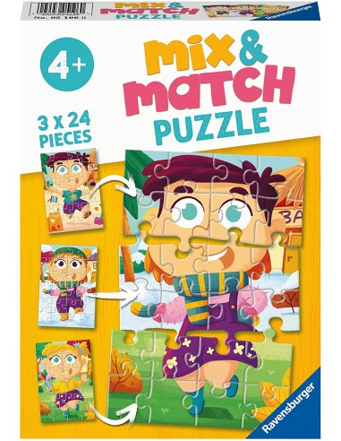 GIOCHI DI SOCIETA'E PUZZLE: vendita online PUZZLE 05196 MIX MATCH FASHION in offerta