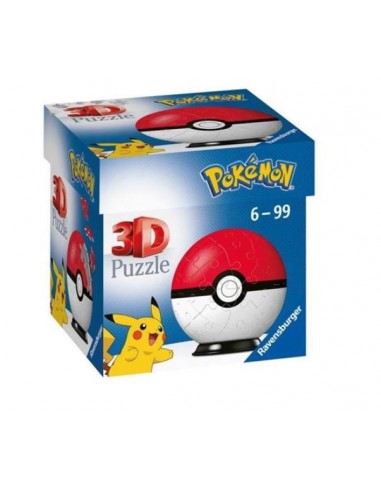 GIOCHI DI SOCIETA'E PUZZLE: vendita online POKEMON 11256 PUZZLE 3D POKEBALL in offerta