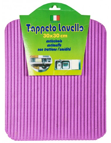 TAPPETO PER LAVELLO IN PVC 30X30CM EURONOVITA su Shop in Casa