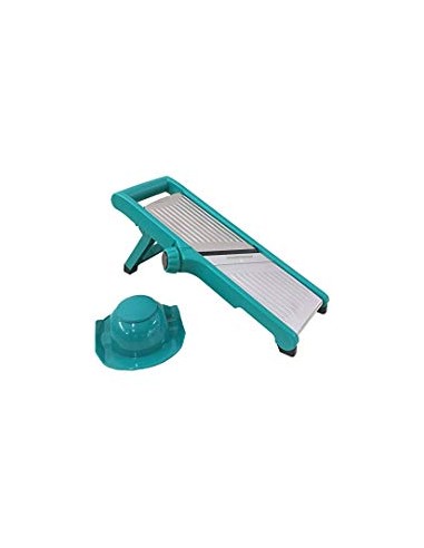 GRATTUGIE E AFFETTATRICI: vendita online AFFETTATRICE MULTIUSO IN PLASTICA LAME INOX 45X12X10CM EURONOVITA in offerta