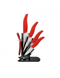 COLTELLI TAVOLA: vendita online CEPPO 6 COLTELLI 23322 CERAMICA in offerta