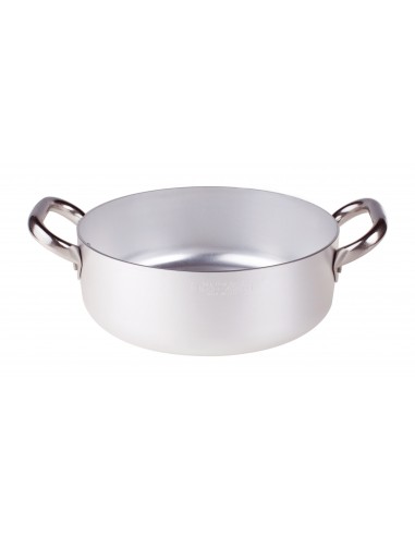 PENTOLE E COPERCHI ALLUMINIO: vendita online CASSERUOLA BASSA ALLUMINIO 2 MANICI 40 CM BALDASSARE AGNELLI in offerta