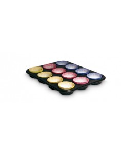 STAMPI E FORME ANTIADERENTE: vendita online GUARDINI STAMPO 12 MUFFINI CON 60 PIROTTINI 89913 in offerta 2