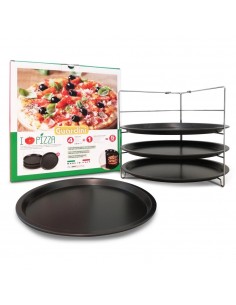 STAMPI E FORME ANTIADERENTE: vendita online CONF CUOCI PIZZA 27516 5PZ 28CM in offerta