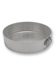 STAMPI E FORME ALLUMINIO: vendita online TORTIERA ALTA IN ALLUMINIO 34 CM CON ANELLI PENTALUX in offerta