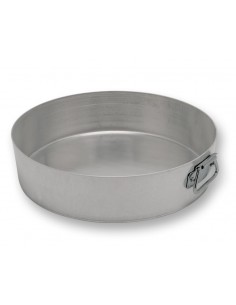 STAMPI E FORME ALLUMINIO: vendita online TORTIERA ALTA IN ALLUMINIO 30 CM CON ANELLI PENTALUX in offerta 2