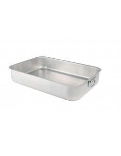 PENTOLE - COPERCHI ALLUMINIO: vendita online TEGLIA LASAGNERA IN ALLUMINIO CON ANELLI 40X31 CM PENTALUX in offerta 2