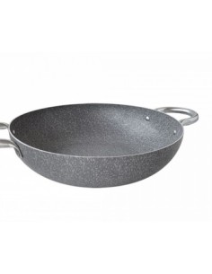 PENTOLE EFFETTO PIETRA: vendita online STONE LINE TEGAME ALTO 36 CM 2 MANICI PENTALUX in offerta