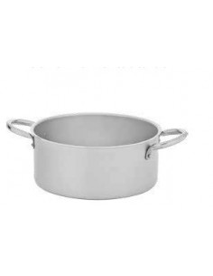 PENTOLE - COPERCHI ALLUMINIO: vendita online CASSERUOLA IN ALLUMINIO 2 MANICI 26 CM PENTALUX in offerta 2