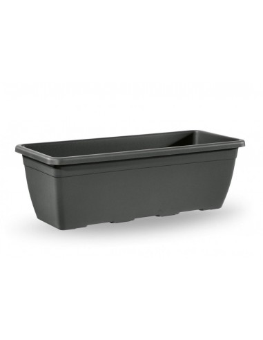 VASI E SOTTO VASI: vendita online NAXOS FIORIERA CON SOTTOVASO IN PLASTICA 40 CM ANTRACITE VECA in offerta