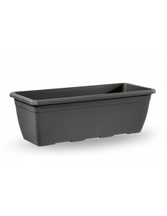 VASI E SOTTO VASI: vendita online NAXOS FIORIERA CON SOTTOVASO IN PLASTICA 40 CM ANTRACITE VECA in offerta 2