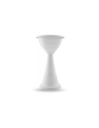 VASI E SOTTO VASI: vendita online VASO COLONNA PER FIORI BIANCO 39X70 CM VECA in offerta