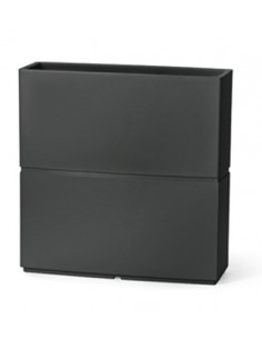 VASI E SOTTO VASI: vendita online PATIO FIORIERA ALTA 80CM CON INSERTI ANTRACITE VECA in offerta 2