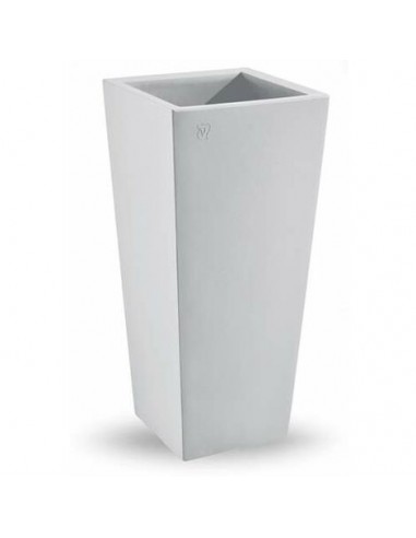 VASI E SOTTO VASI: vendita online GENESIS CACHE-POT QUADR H100 BIANCO in offerta