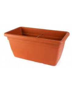 VASI E SOTTO VASI: vendita online ANTHEA FIORIERA CON SOTTOVASO RETTANGOLARE MARRONE in offerta 2