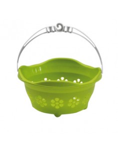 ACCESSORI BUCATO: vendita online CESTELLO PORTA MOLLETTE ROTONDO IN PLASTICA 24X12 CM VECA in offerta