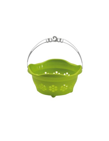 ACCESSORI BUCATO: vendita online CESTELLO PORTA MOLLETTE ROTONDO IN PLASTICA 24X12 CM VECA in offerta